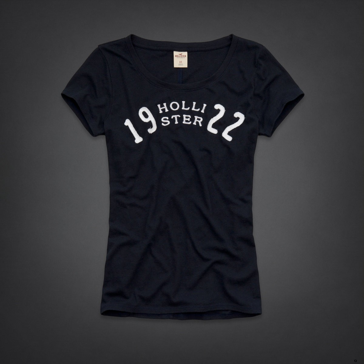 Hollister Mujeres De Cuello Redondo Corto Remera HCO4862